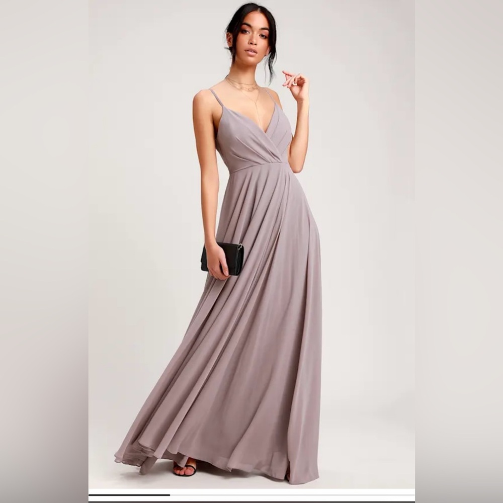 Lulus taupe maxi dress
All About Love Maxi Dress